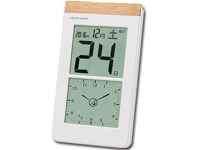 デジタル日めくり電波時計