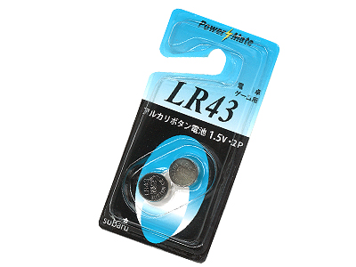 PMアルカリボタン電池2P(LR43)