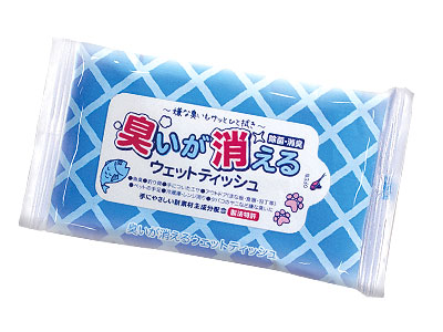 臭いが消えるウエットティッシュ10P