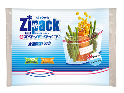 ジパック スタンドタイプ 冷凍保存パック1枚入