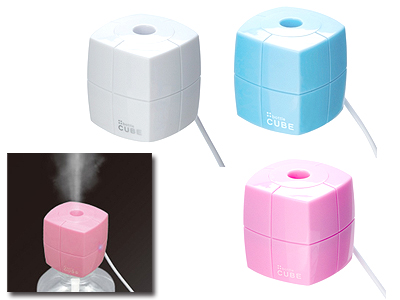 ペットボトル加湿器キューブ