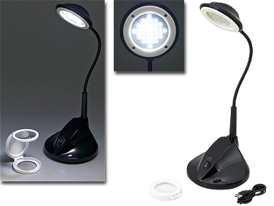 LED電気スタンド(L)ルーペ付