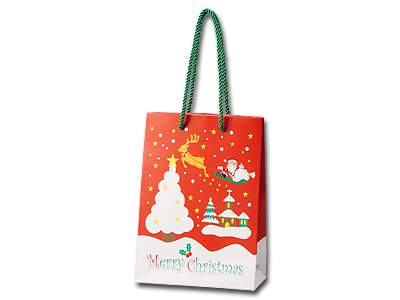 クリスマスペーパーバッグ(小)