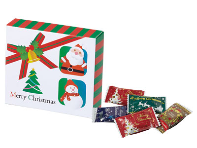 クリスマスリボン キャンディ5粒入