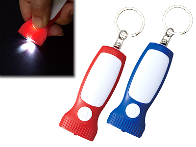 LEDライトキーホルダー付