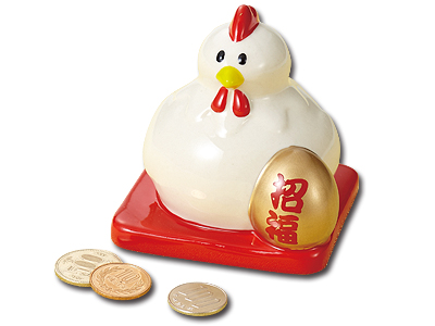 干支<酉>貯金箱