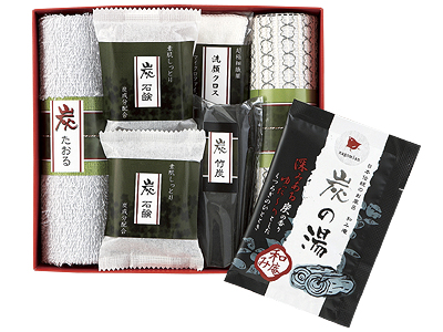 炭入浴セット炭しぐれ102