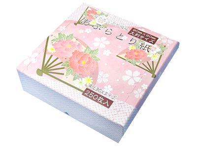 あぶらとり紙卓上BOXタイプ