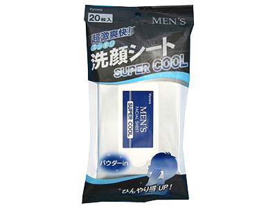 MEN'S洗顔シートスーパークール