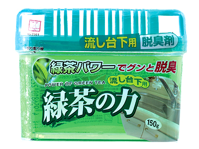 緑茶の力 流し台下用脱臭剤