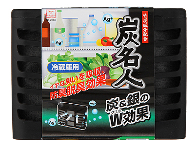 炭名人 冷蔵庫用脱臭剤