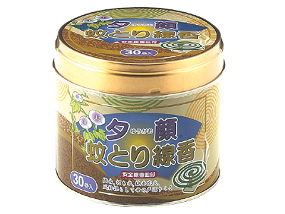 夕顔蚊とり線香缶入
