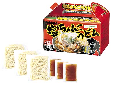 こだわりの塩ちゃんこうどん3食入
