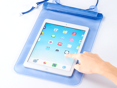 防滴タブレットケース