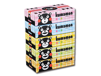 くまモンBOXティッシュ5個組