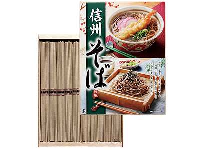信州そば10束 木箱入