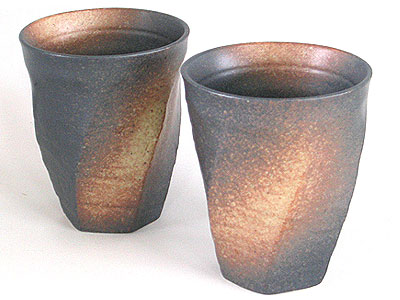熊八器自慢捻りフリーカップ2P