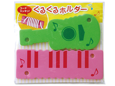 コードスッキリくるくるホルダー2P