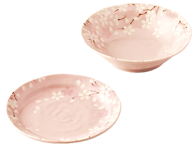 花ごころ 小皿&小鉢ペア
