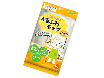かるふわモップスペア 4枚入
