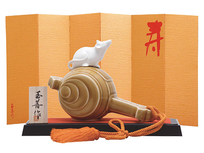 織部(大)桐箱入