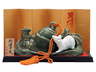 本青磁(特大)桐箱入