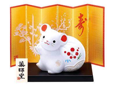 錦彩招福(クリスタルガラス付 )