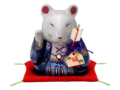 陶彩招福(開運破魔矢)