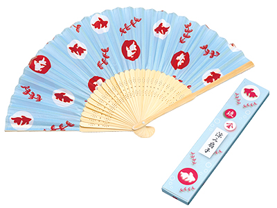 琉金 涼み扇子