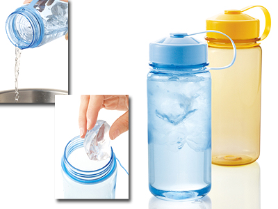 ストッパー付きクリアボトル650ml