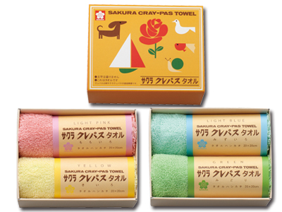 クレパスタオルハンカチ2枚組