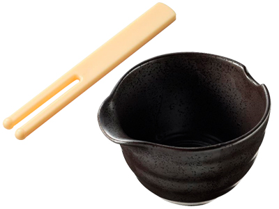 めからウロコのかきまぜ納豆鉢