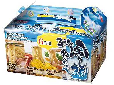3種の冷し麺食べくらべ6食組