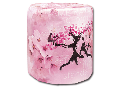 桜 トイレットプリントロールダブル(30m)