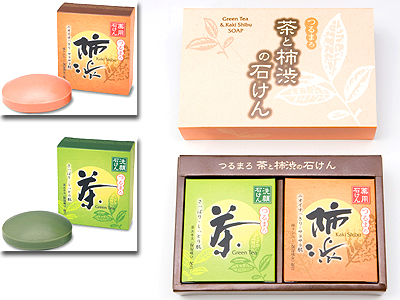 つるまろ 茶と柿渋の石けん