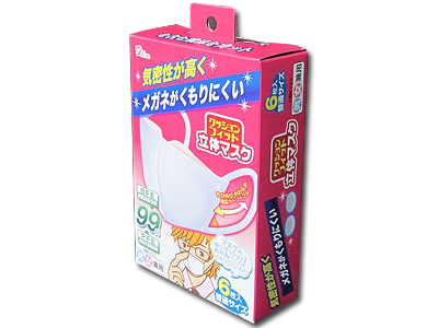 クッションフィット立体マスク(6枚入り)