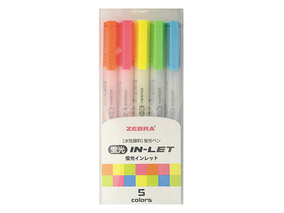 蛍光インレット 5色セット