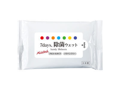 7days 除菌ウェットハンディ アルコール