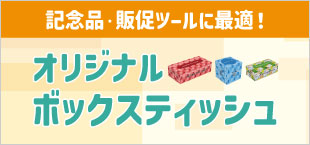 オリジナルボックスティッシュ
