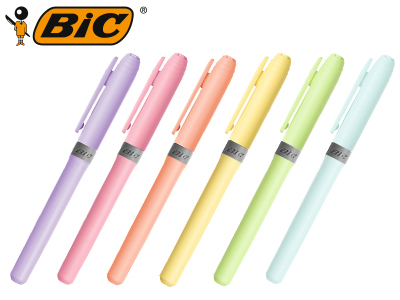 BiC ブライトライナーグリップ パステル