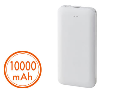 4ケーブル モバイルバッテリー10000mAh