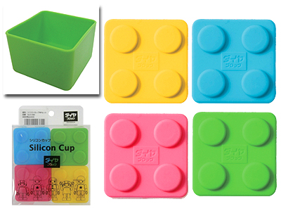 ダイヤブロックシリコンカップ4P