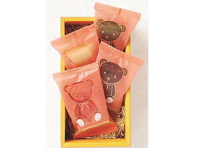 くまの焼菓子 4個