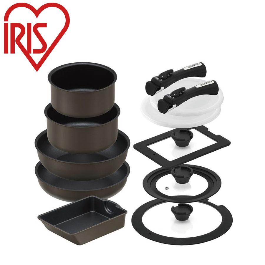 ダイヤモンドコートパン マルチエッグパン入り6点セット　IHガス火対応