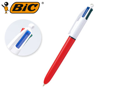 BIC 4色ボールペン0.7mm