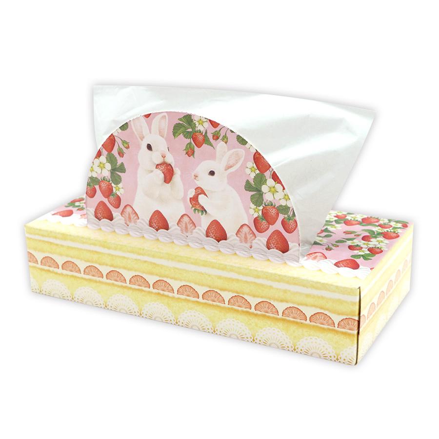 うさケーキティッシュ120ダブル