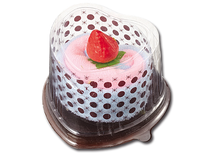 ハートケース入ロールケーキタオル