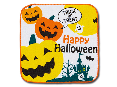ハロウィンタオルハンカチ