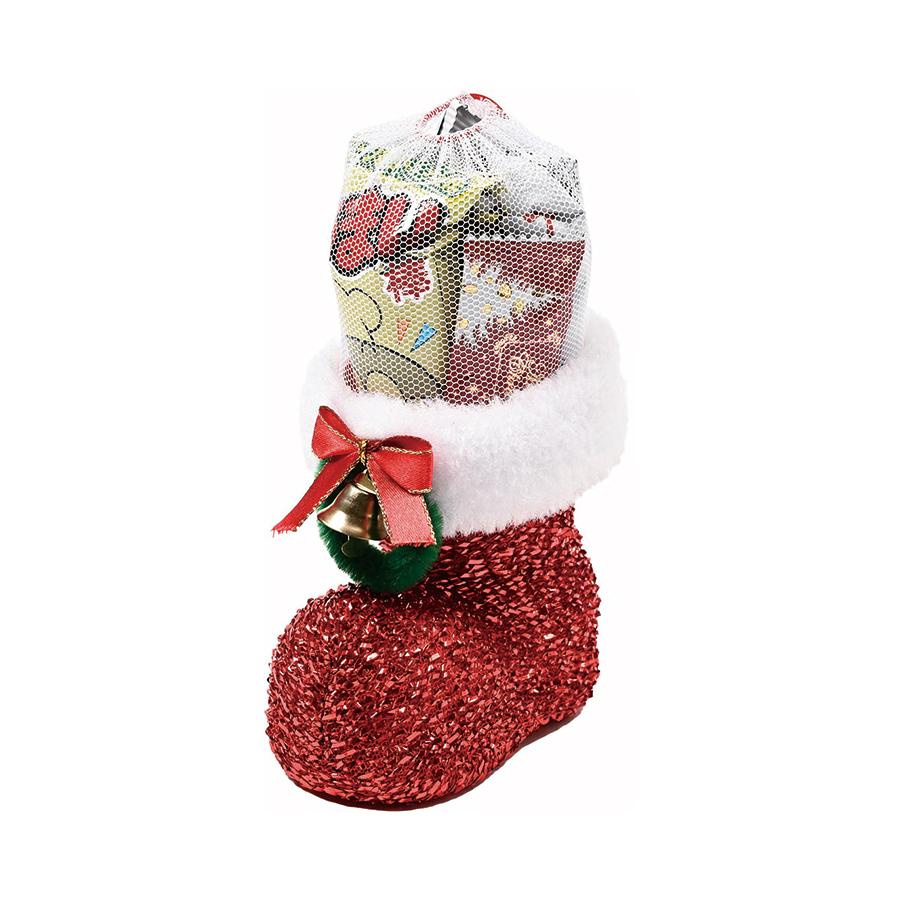 クリスマス・ラメブーツ(小)(お菓子入)