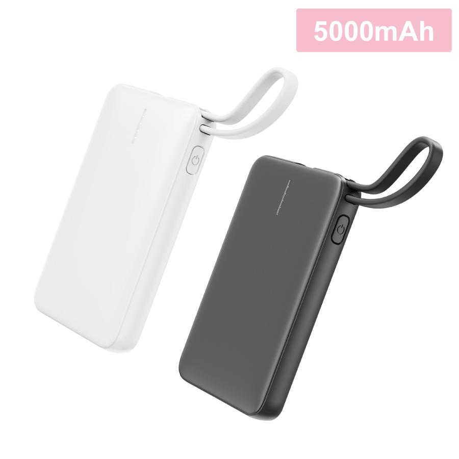 リン酸鉄モバイルバッテリー5000mAh HD-MB5000CRSLS